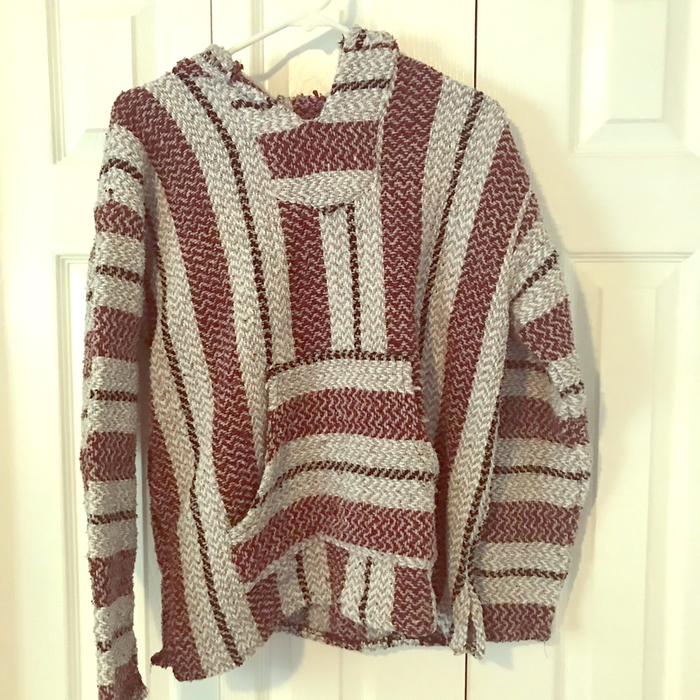 Baja hoodie/ drug rug